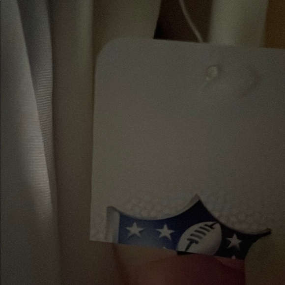 NFL Black and White Tie Front Jersey Top - Picture 3 of 3